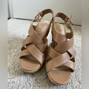 Jessica Simpson Wedges - US 6.5  - Nude